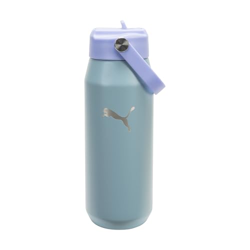 Image of PUMA Unisex Adult 24oz Insulated Stainless Steel Water Bottle With Straw & Carry Handle