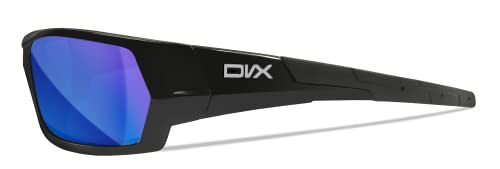 DVX NEXT Blue Mirror Lenses with Gloss Black Frame4