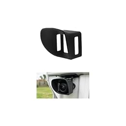 HAMOJUF Car Backup Camera Rain Shield, Silicone Vehicle Reverse Camera Cover, Automotive Exterior Rear View Back Up Telecamera Rain Protective Cover, Universal for SUV Motorhome Truck (A5 Silicone)