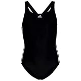 Schneiden adidas Mädchen Fit Suit 3s Yc Ganzer Badeanzug, Schwarz-weiss, 4 Jahre EU