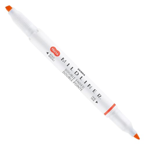 Zebra Pen Mildliner Textmarker mit doppelter Spitze, breite und feine Spitze, doppelseitige Marker, Packung mit Farben in Umschlag-Geschenkverpackung, säurefreie und ungiftige Tinte, 15 Stück
