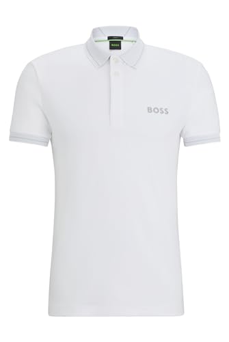 Polo Slim Fit BOSS Hommes Paule 1 en coton interlock noir