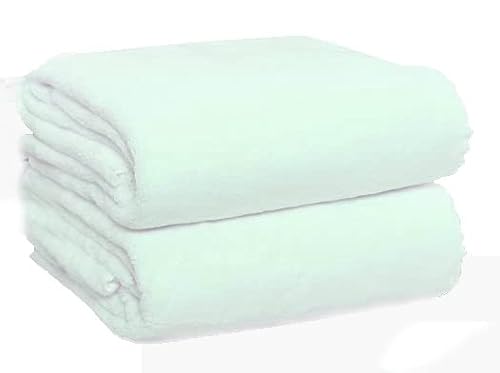 Wefive Microfiber Bath Towel Sheet Set Quick Drying Coral Velvet Highly Absorbent Towels Bath Fitness, Bathroom Shower Sports Yoga Towel 2 Pack (2 Pack Of White) #TOP2