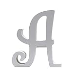 PLUS HOME Letras de madera blanca de decoración 15cm