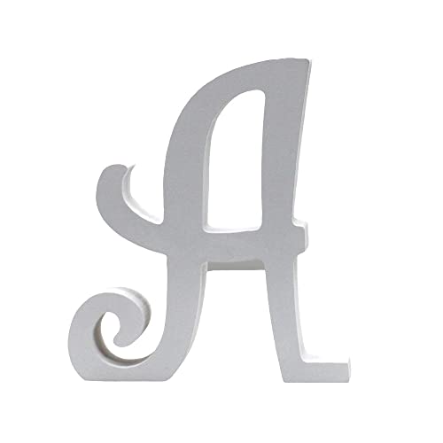 PLUS HOME Letras de madera blanca de decoración 15cm Cover