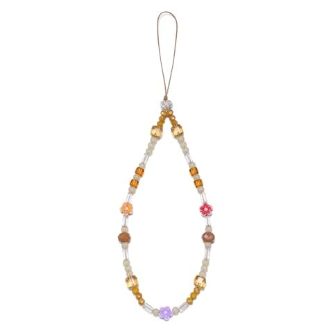 JURYLOO Phone Charm Phone Lanyard for Women Phone Wrist Strap Cellphone Wrist Strap Aesthetic Phone Charm for Women PC-YN0433-Khaka Cover