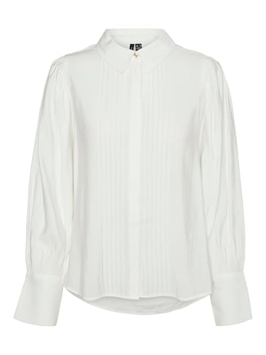 Image of VERO Moda Women Rayon Blend Striped Regular Fit Shirt