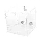 NUOBESTY Urne Électorale Robuste En Acrylique   Boîte À Suggestions Sécurisée Pour Dons Et Événements