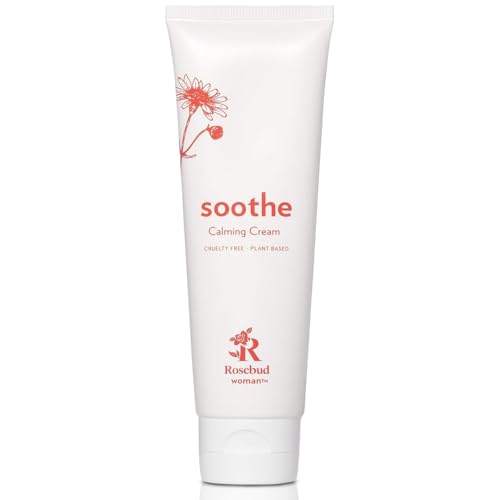 Rosebud Woman Soothe Calming Cream with Arnica & Chamomile Soothing Cream for Itch & Irritation Relief Sensitive Skin Moisturzer Full Body & Intimate Safe Dermatologist Reviewed 2.7 Fl Oz