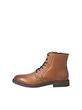 Forro interior de lona JACK & JONES Jfwwalton-Botas de Piel, Barco de Moda Hombre, coñac, 44 EU