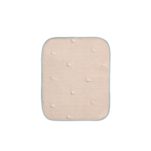 Reidio 1pcs Waterproof Toddler Mattress Pads Cotton Baby Bed Pad Washable Reusable Incontinence Pads Bed Underpads Mattress Protector for Adults Elderly Kids Pets (Khaki, 11.8 * 17.7in(30 * 45cm))