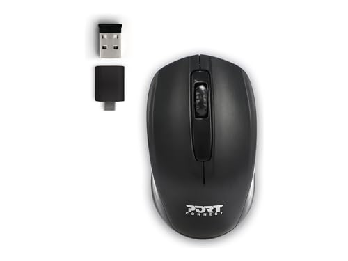 Souris optique 1000 dpi compatible Mac et PC grâce aux ports USB-A et USB-C - 4