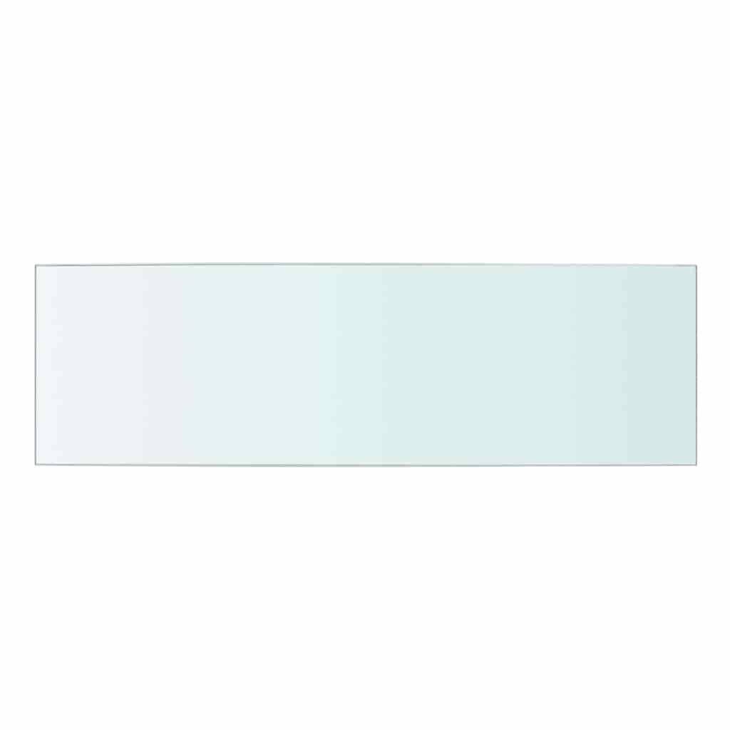 vidaXL Regalböden 2 STK. Glas Transparent 50x15 cm