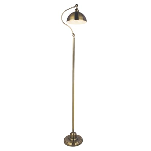Lampadaire salon dimmable bronze style antique E27