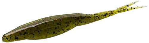 Zoom Bait 023054 Super Fluke Bait, 5 1/4-Inch, 10-Pack, Watermelon Red