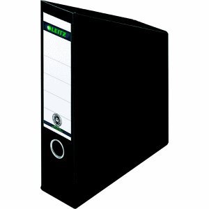 Preisvergleich Produktbild Leitz 10 x Stehsammler A4 Hartpappe 80mm schwarz