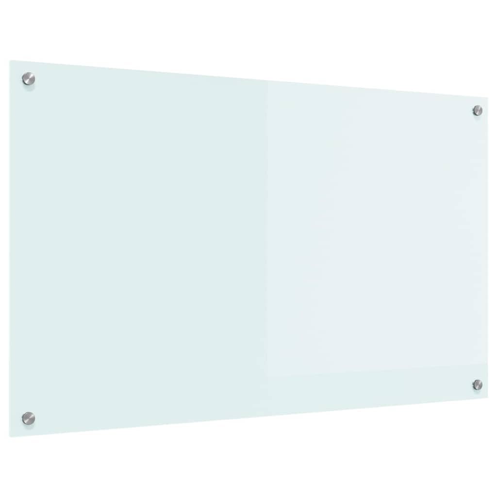 Solivagant Küchenrückwand Milch 100 x 60 cm Gehärtetes Glas, Küche Esszimmer,Küchenhelfer -utensilien, 13.15 kg-42018019