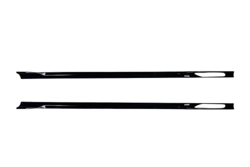 Faldones laterales para coche Serie 4 G26 Sport 2020+ y taloneras lip splitters negro brillo