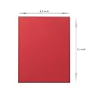 20 Sheets Colored Thick Paper Cardstock Blank for DIY Crafts Cards Making, Invitations, Scrapbook Supplies (Red, 8.5 x 11 inches) #1
