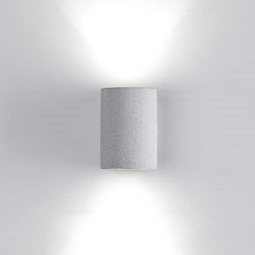Luminaire en ciment blanc applique murale créative LED moderne