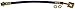 Dorman H620753 Rear Driver Side Brake Hydraulic Hose Compatible with Select Chevrolet / Oldsmobile / Pontiac Models