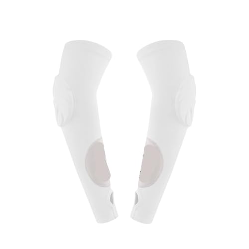 Manchons de volley-ball avant-bras avec manches rembourrées de protection et trou pour pouce