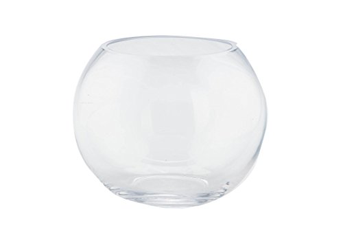 Diamond Star Glass Dx6 Clear Bubble Bowl, 8