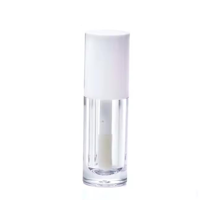 2.5 ml Mini Empty Refillable Acrylic Transparent Lip Gloss Tube with Cap, Plug (1, White)-image-40