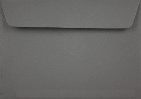 C5 Coloured envelopes for A5 Greeting Cards Christmas Cards Wedding Invitation Crafts 162x229mm- Pack of 40 envelopes (Dark Grey Peel and Seal)