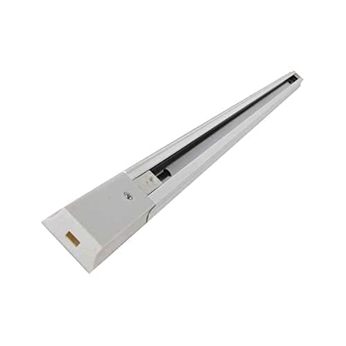 Image of Nortek Led Light Track Ceiling Channel Rail Track line Trackway for led Track Light Spot Light & Focus Light ( White Pack of 1)(Aluminium)