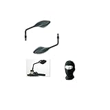 PRODUKTBESCHREIBUNG UND FUNKTIONEN: - Paar Lenker-Rückspiegel - Komplett mit Angriffen für Ihr Fahrrad zur Montage am Lenker - mitgeliefertes Kit: M8dx - M8sx; 10x1,25 rechts - 10x1,25 links - Geeignet für alle Produktionsjahre - Sportlinie - universell - Abmessungen: Länge 205 mm - Höhe 170 mm - Spiegel: Länge 125 mm - Höhe 58 mm - schwarze Farbe
