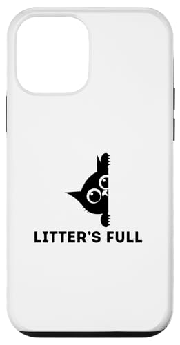 Litter's Full Funny Cat Lovers �N���X�}�X���p �X�}�z�P�[�X iPhone 12 mini �p