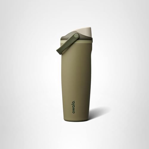 Owala FreeSip Sway Insulated Stainless Steel Water Bottle with Two-Way Spout, Built-In Straw and Bucket Handle, Made for Travel, School, and Sports, 40oz, BPA Free, Leak Proof, Off Road