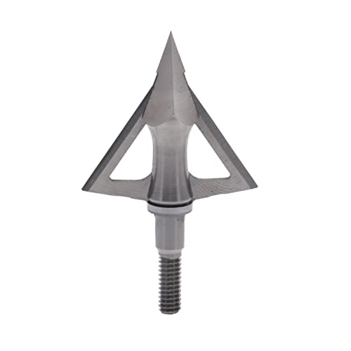 New Archery Products Endgame 2-Blade 100 Grain Titanium Razor-Sharp Fixed Blade Arrow Broadheads for Crossbows (3 Pack)