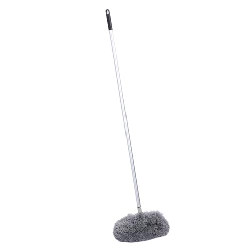 Image of Extendable Washable Duster with 360 Rotation for Ceiling Fans & Furniture, 8.2ft Dust Removal Tool with Extension Pole (Gray)