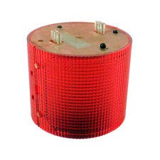 FEDERAL SIGNAL LSL-240R Incandescent, RED, Light Stack Module, 240VAC