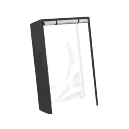 LOL-FUN 棚カバー 収納ワイヤーラックカバー ジッパー付き サイドポケット付き 屋外棚プロテクター 屋外屋内収納 オフィス用, 76x35x157cm