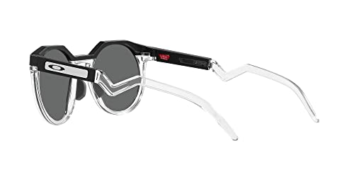 Image of Oakley Sunglasses for Men - OO9242 HSTN Low-Bridge, Round Sunglasses PRIZM Lenses