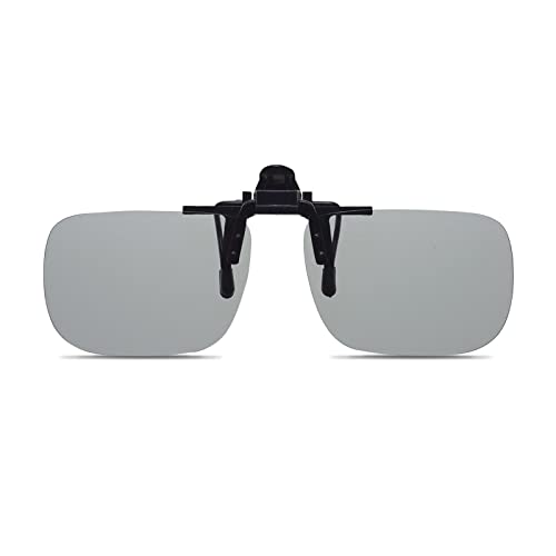 TPALPKT Clip-On Sunglasses Rimless Flip Up Driving Glasses Night Vision Polarized Glasses for Women Men