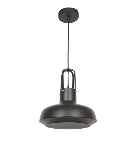 Image of MONI Lights Celling Hanging Light for Room, Table, Holl, Garden House Decoration Pendants Light of Pattern Aluminium Black L-062BLK(Pack of 2)