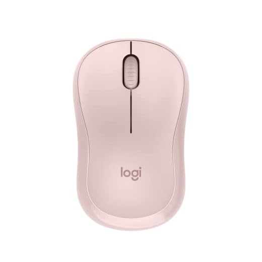 Mouse Sem Fio Logitech M240 com Conexão Bluetooth, Clique Silencioso, Design Ambidestro Compacto, Bateria de 18 Meses, Compatível com Windows, macOS, ChromeOS - Rosa