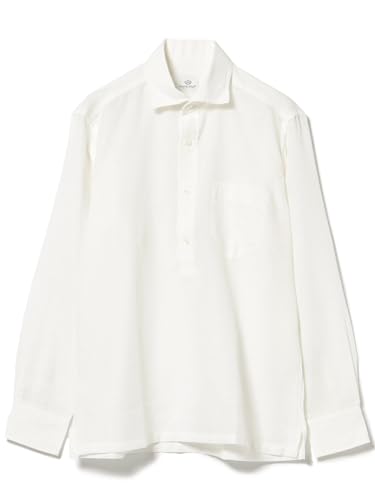 [ビームスハート] L/Sシャツ 麻混 プルオーバーシャツ(S～XL) メンズ WHITE L - BEAMS HEART(ビームスハート) - 商品画像