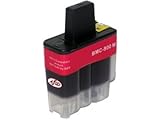 Lieferumfang: 5 x Tintenpatronen für Brother - magenta - kompatibel - min. 15 ml - ersetzt LC- 900M