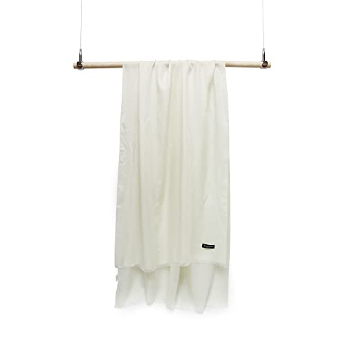 【Neovat】 100% Modal With Solid Color Scarf For Women And Men Light Weight Scarf Shawl Wrap For All Seasons (Ivory) #TOP6