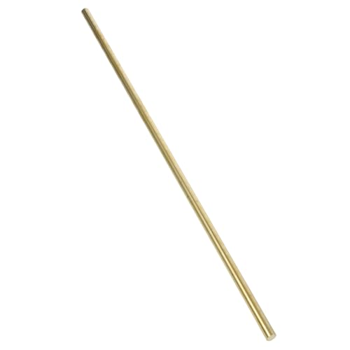 NAMOARLY Brass Rod Handicraft Material Handle Pin Handicraft Rods DIY Craft Making Rods Brass Round Bar Rods for Handicraft Brass Round Rods Copper Rods DIY Craft Making Supply Golden