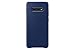 SAMSUNG Original Galaxy S10+ Protective Leather Back Cover Case, Navy Blue