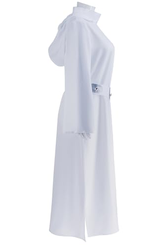Disfraz completo infantil niña princesa con túnica blanca miniatura 3