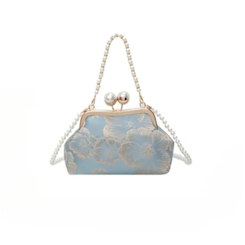 Sac à bandoulière fleur perle pour mariage et grand dîner chic