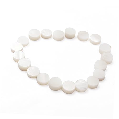 Abaodam 6.3mm Gf18 White Guitar Fretboard Dots Inlays 10pcs Pack Mini Size for Guitar Ukulele Bass Banjo Mandolin