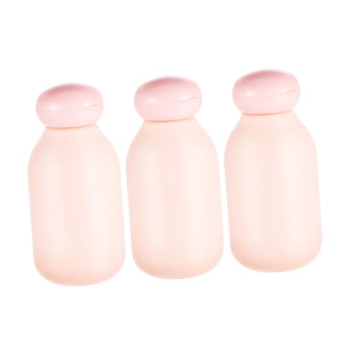 LRXIYODE 3個 旅行用携帯シャンプーボトル点 対応漏れ防止製透明詰め替え容器 トイレタリー用耐久性 コンディショナー化粧水対応